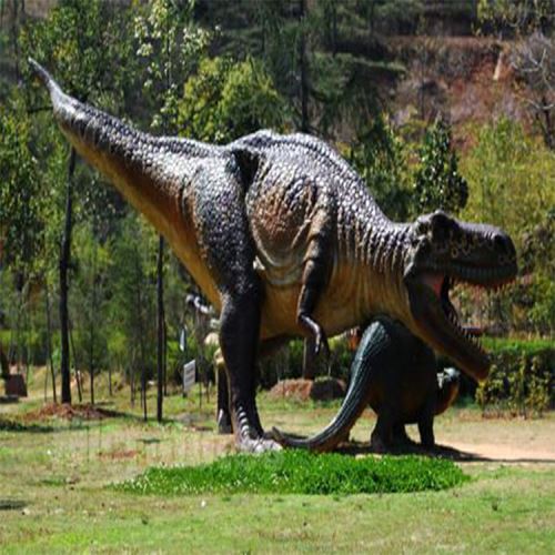 Fiberglass 3D desen ki pi ba Dinozò estati