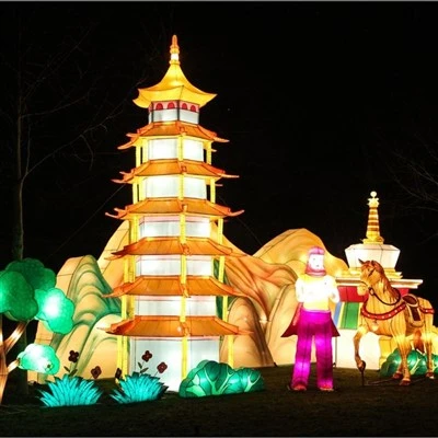 Chinwa Festival Limyè pou dekorasyon New Year