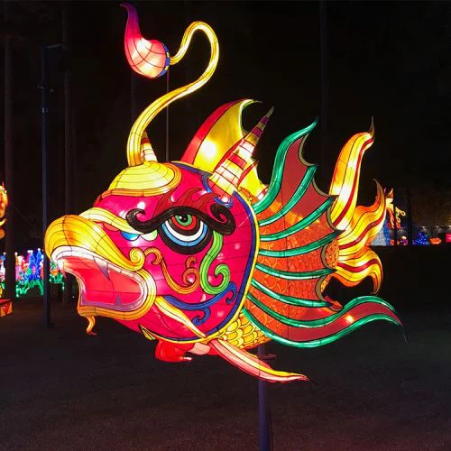 Chinwa New Year atraksyon Tradisyonèl swa antèn Festival