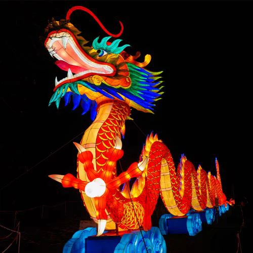 Festival dekorasyon Tradisyonel Chinwa swa dragon anten